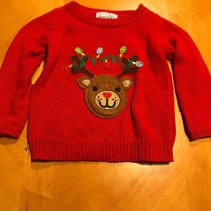 Infant rain-deer ugly Christmas sweater